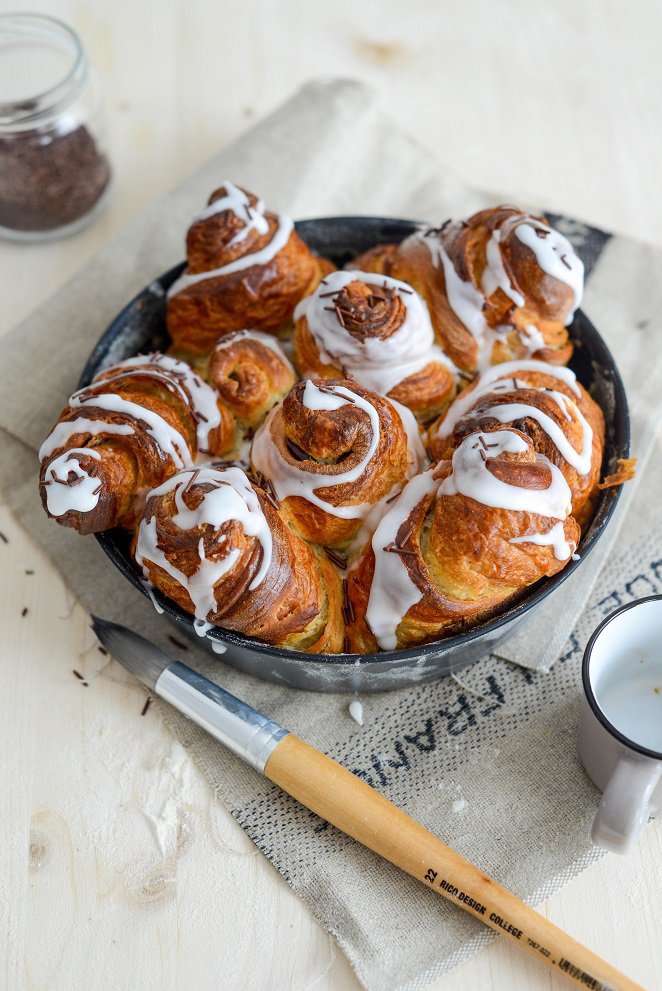 Croissants-Kuchen Croissants Kuchen 2