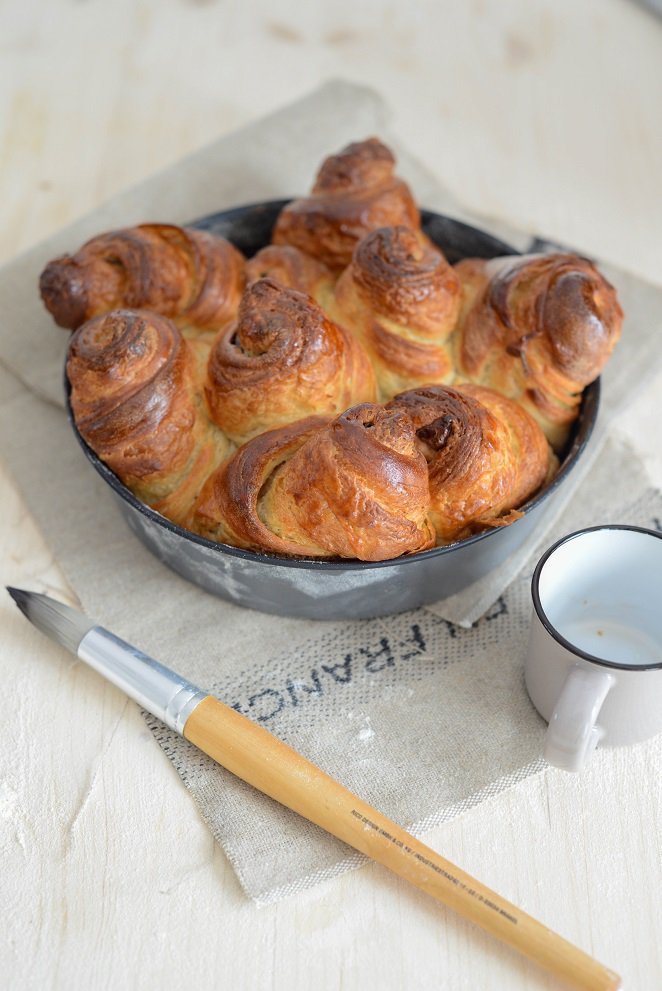 Croissants-Kuchen Croissants Kuchen 4