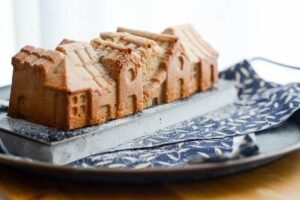 Spekulatius-Kuchen Winter Village