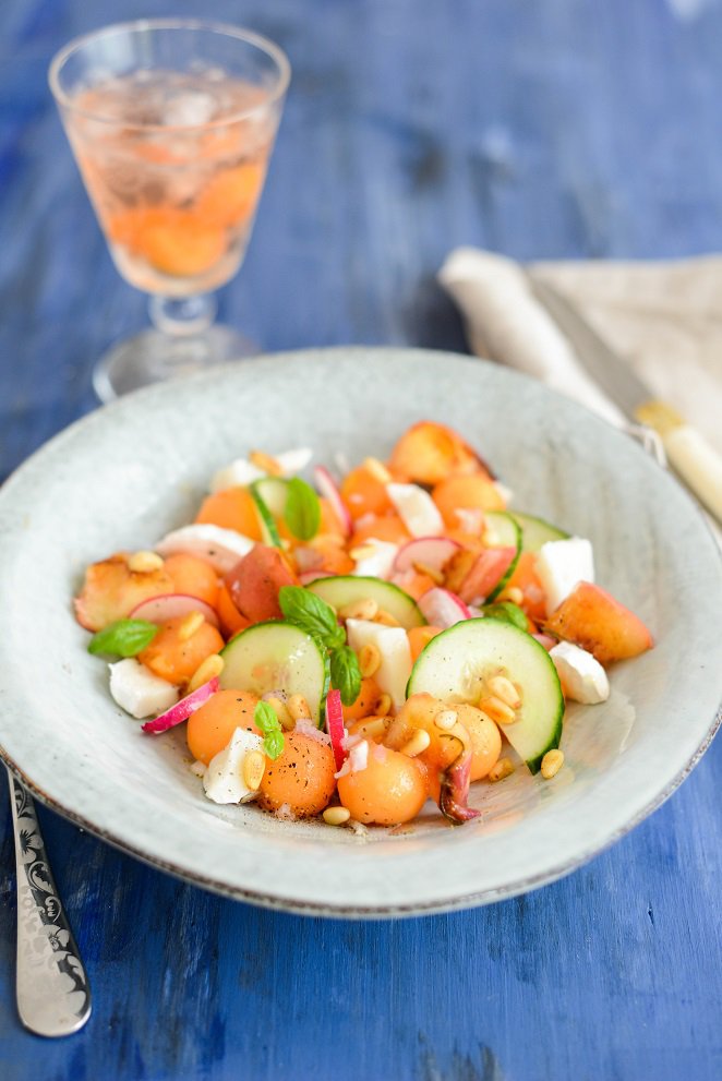 Melonen-Salat Melonen Salat 2