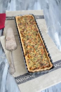 Quiche mit Pfifferlingen, Speck und Petersilie Quiche Mit Pfifferlingen 200x300