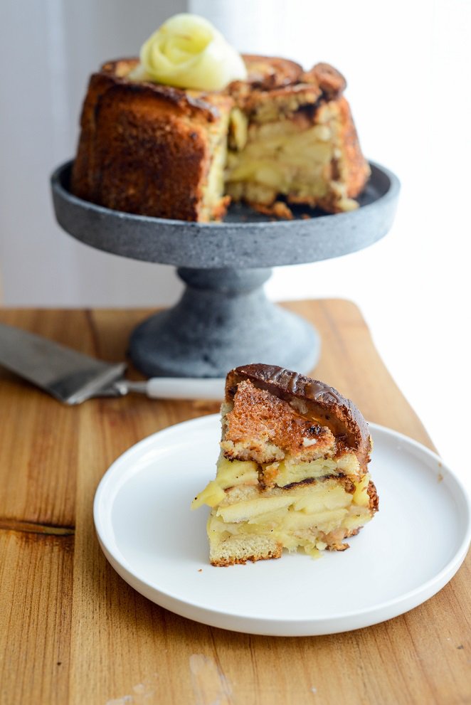 Charlotte mit Äpfeln (Charlotte aux Pommes) apfel-charlotte-mit-brioche