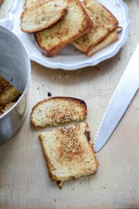 Charlotte mit Äpfeln (Charlotte aux Pommes) Apfelkuchen Französisch Schritt 11 Toastbrot Mit Zimt Zubereiten