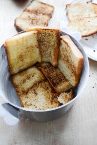 Charlotte mit Äpfeln (Charlotte aux Pommes) Apfelkuchen Französisch Schritt 13 Toastbrot In Form Schichten