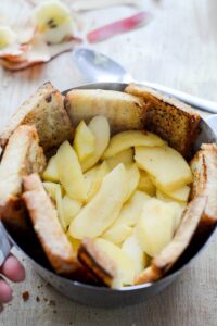 Charlotte mit Äpfeln (Charlotte aux Pommes) Charlotte mit Äpfeln (Charlotte aux Pommes) Apfelkuchen Französisch Schritt 23 Charlotte Form Mit Äpfeln Befüll