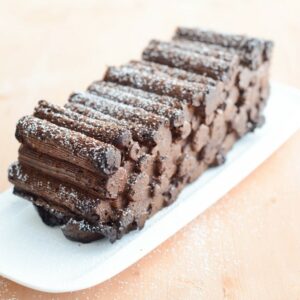 Bûche de Noel – Schokokuchen