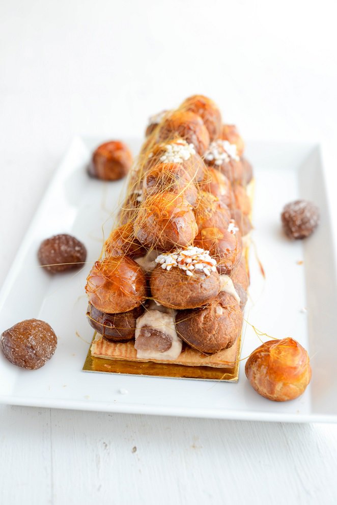  Saint Honore Buche De Nöl Torte 7
