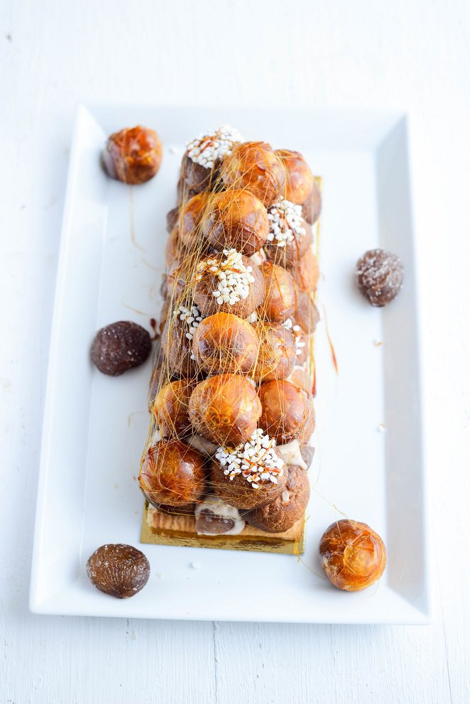 Saint Honore Buche Mit Kastaniencreme Rezept