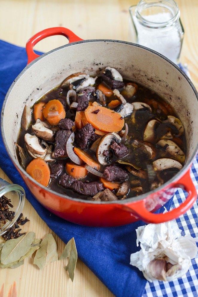 Canard au vin (Entenbrust in Rotwein Sauce) DSC_5240