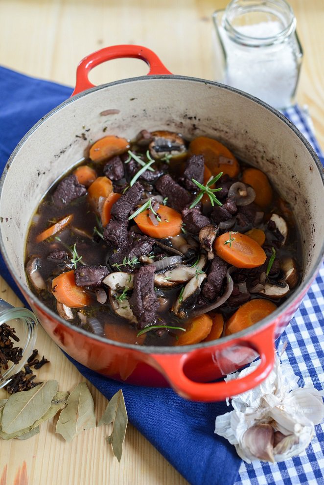 Canard au vin (Entenbrust in Rotwein Sauce) DSC_5244