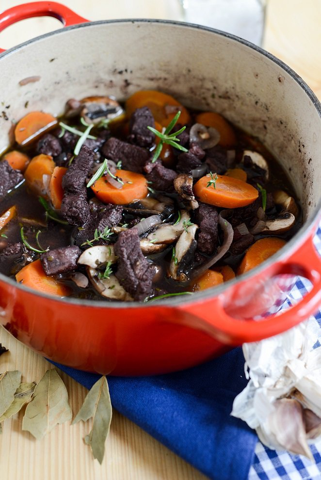 Canard au vin (Entenbrust in Rotwein Sauce) DSC_5246