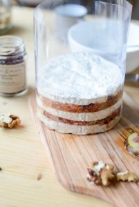 Camembert Torte mit Feigen Käse Torte Zubereiten 3 201x300