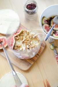 Camembert Torte mit Feigen Käse Torte Zubereiten Mit Walnuss 1 201x300