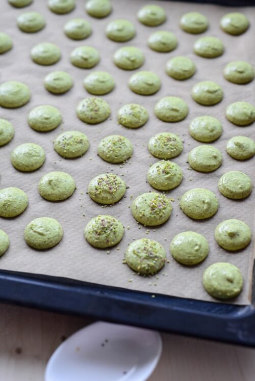 Pure Pistazien-Macarons Rezept