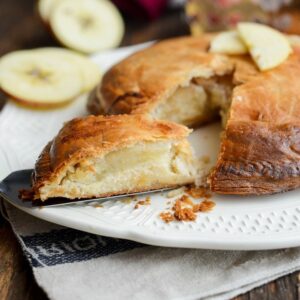 Galette des Rois mit Äpfeln