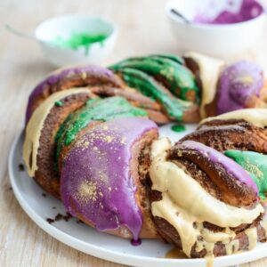 King Cake für Mardi Gras