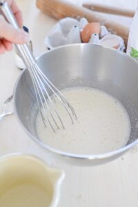 Rosinenschnecken (Pains aux raisins) Pains Aux Raisins Schritt 54 Teig Anrühren Mit Schneebesen