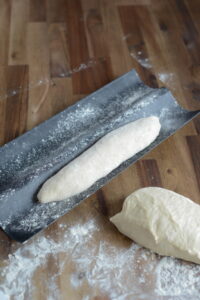 Schoko-Baguette - Baguette au chocolat Baguette Mit Schokolade Schritt 15 Baguette Teig Formen