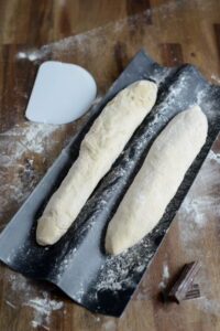 Schoko-Baguette - Baguette au chocolat Baguette Mit Schokolade Schritt 16 Baguette Teiglinge Geformt
