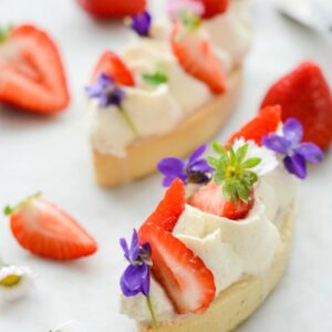 Erdbeer-Vanille-Tartelettes