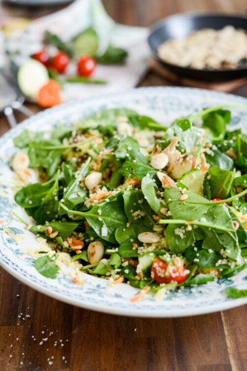 Frühlings-Salat mit Taboulé Rezept