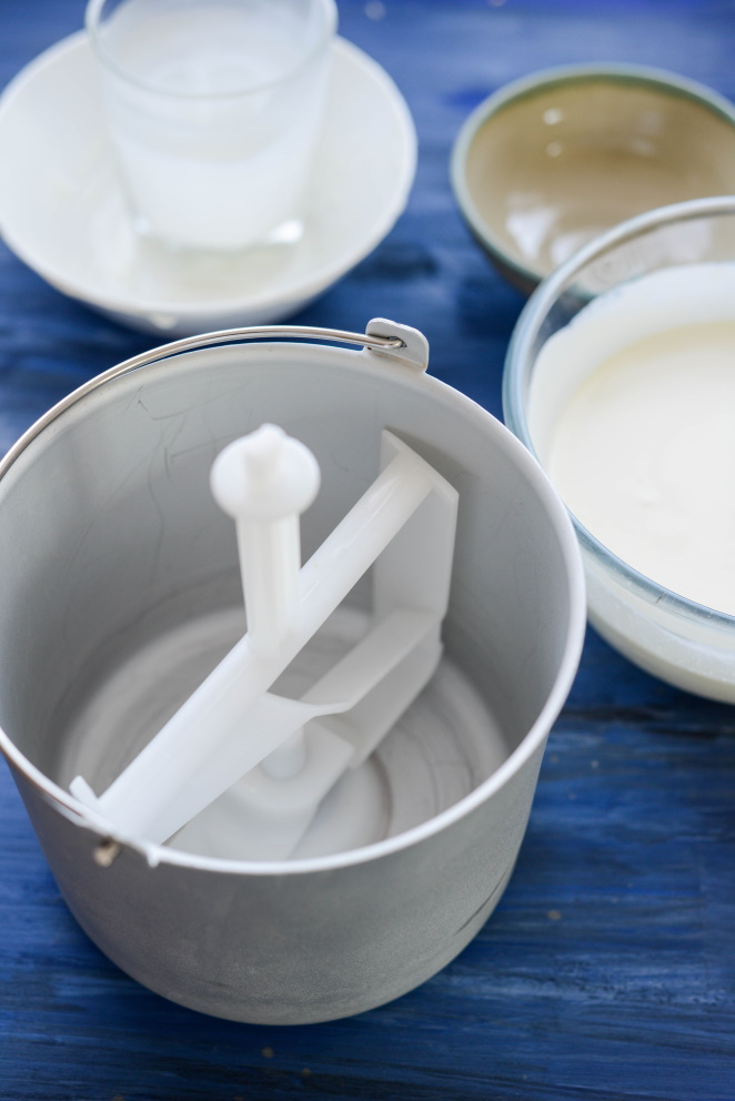 Joghurteis ganz einfach mit der Eismaschine Rezept