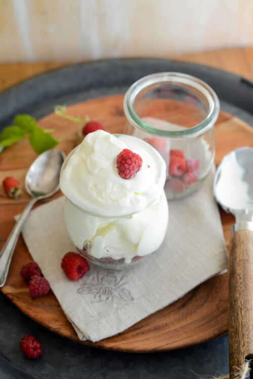 Joghurteis ganz einfach mit der Eismaschine Rezept