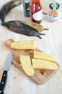 Hähnchen Colombo mit Kochbananen und Süßkartoffeln - Colombo de poulet DSC_1044 200x300
