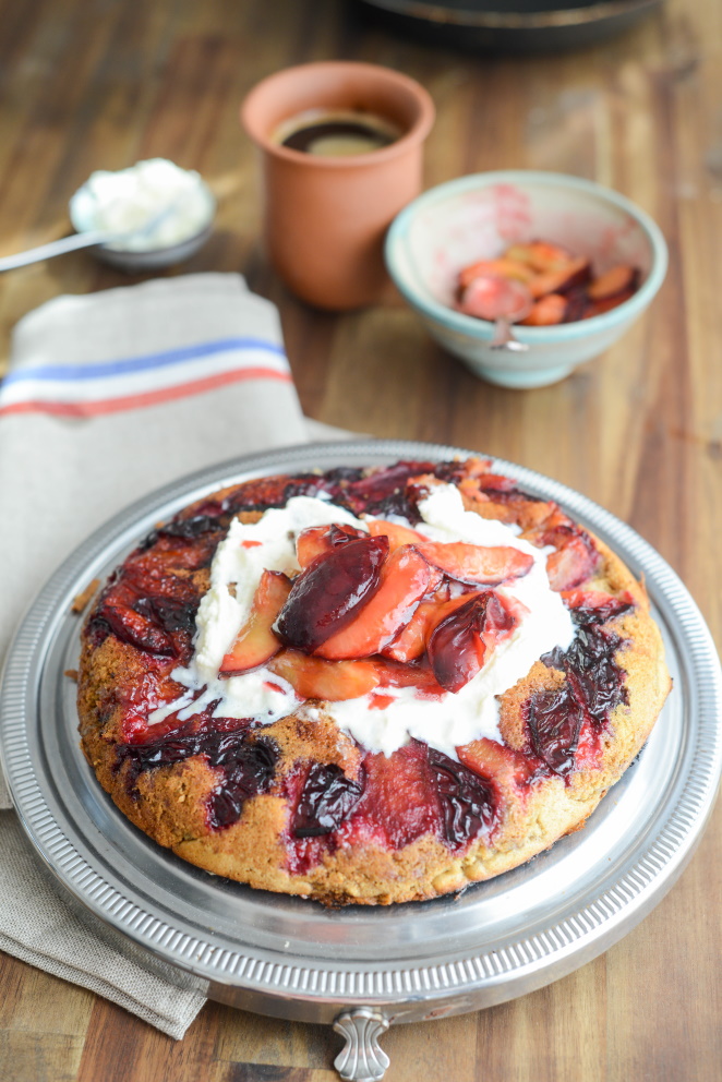 Pflaumenkuchen aus der Pfanne Rezept