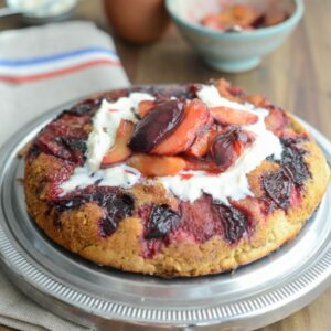 Pflaumenkuchen aus der Pfanne