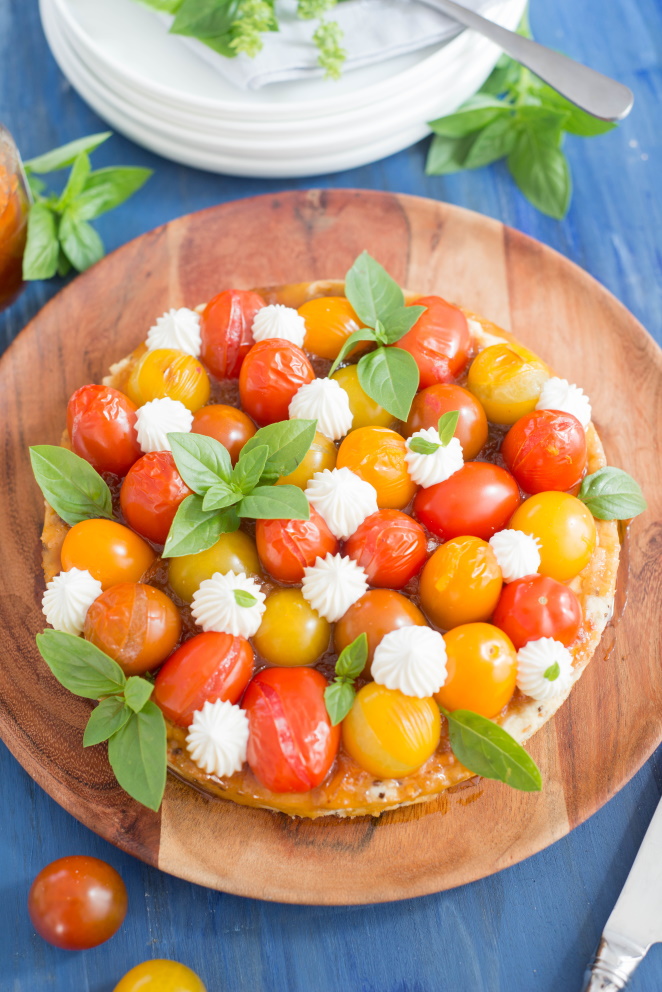 Herzhafte Tarte fine mit Tomaten und Zwiebelconfit Tarte Fine Tomaten 7
