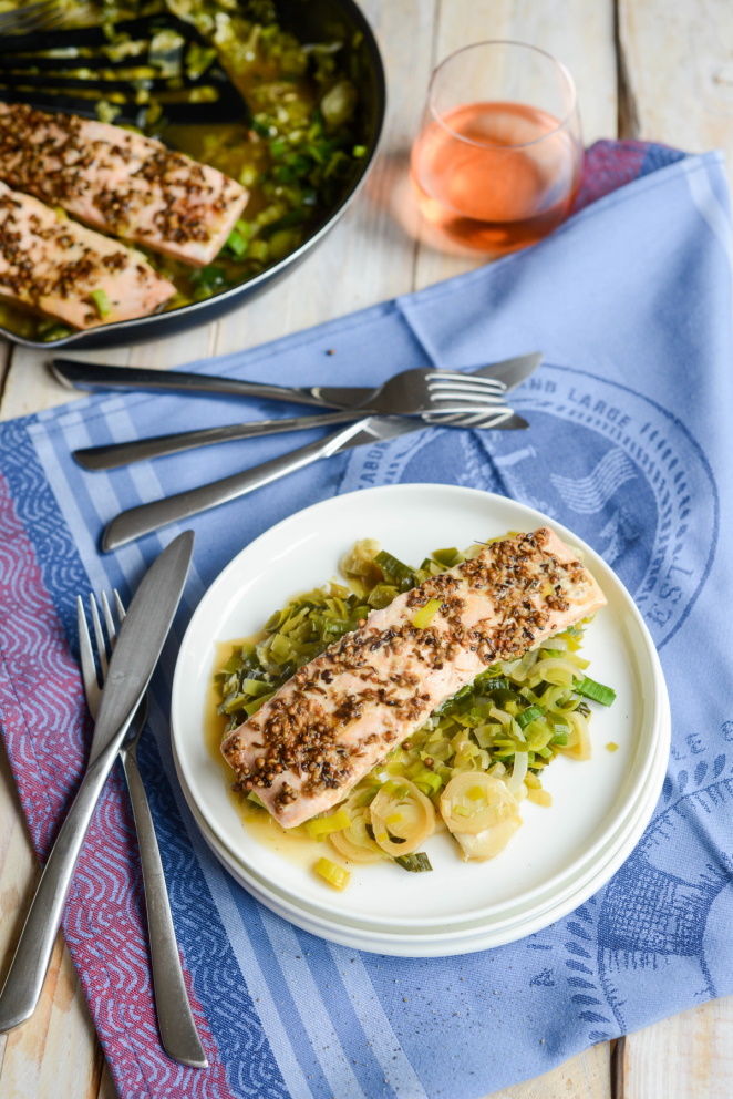  Lauch Fondü Mit Lachs Und Gegrillte Gewürz