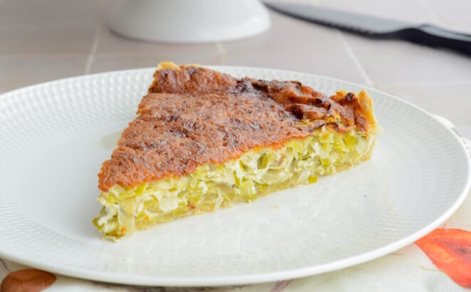 38 leckere Quiche Rezepte Porree Tarte Quiche E1774280943167