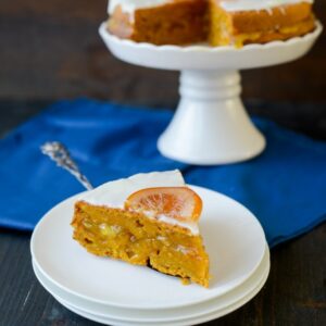 Süßkartoffelkuchen mit Orangen und vielen Vitaminen