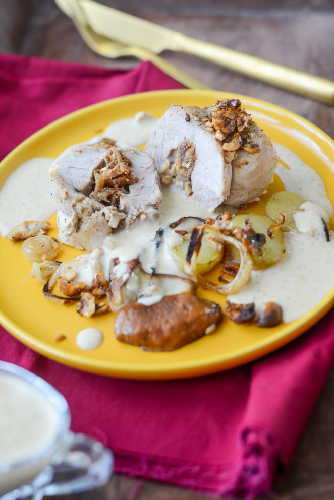 Schweinefilet mit Waldpilzen und Cognac Sauce Rezept