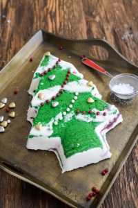 Weihnachtsbaum-Kuchendeko – Grün, Ca. 7 Cm Hoch, Aus Kunststoff