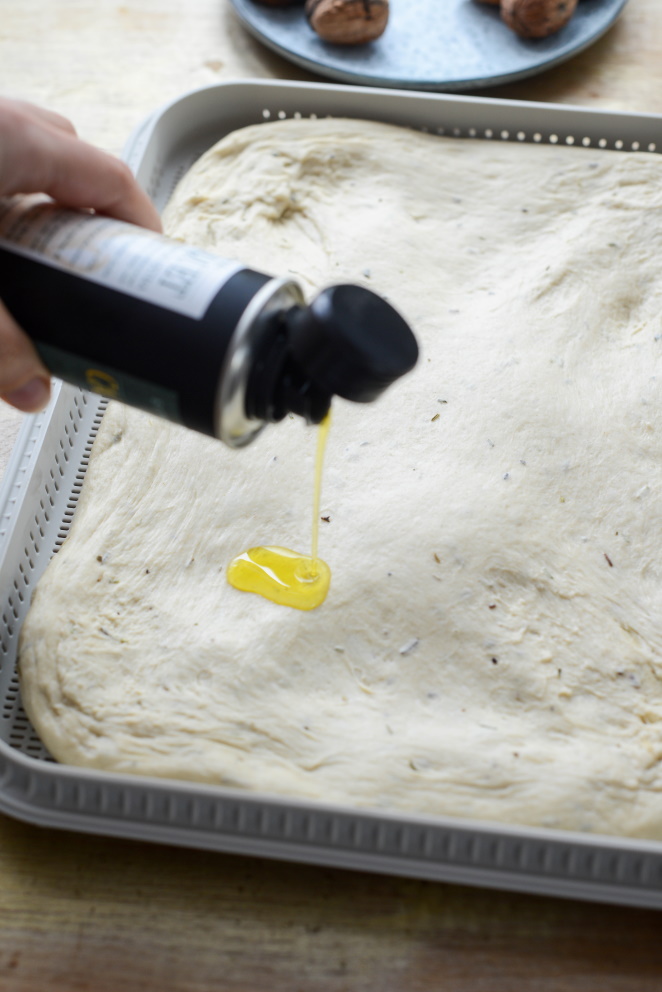 Fougasse mit Birnen und Ziegenkäse Rezept