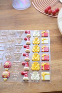 Adventskranz Kuchen Schokoladegiessform Weihnachten 200x300