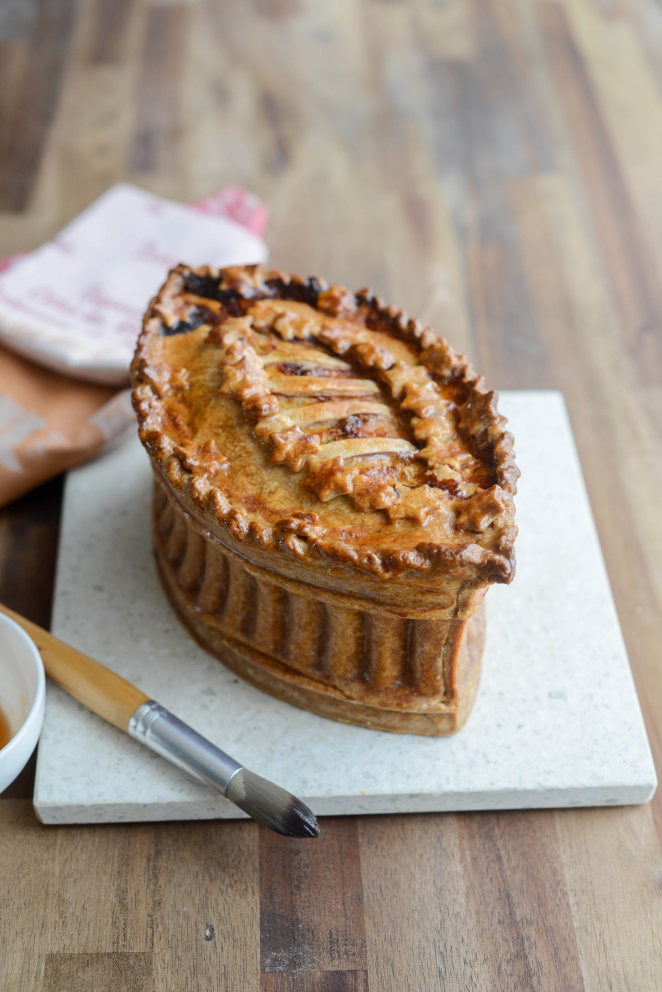 Waldpastete im Teigmantel - Paté forestier en croûte pasteten-Form-oval