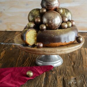 Weihnachtskugeln Kuchen