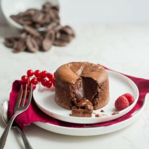 Schokokuchen mit flüssigem Kern