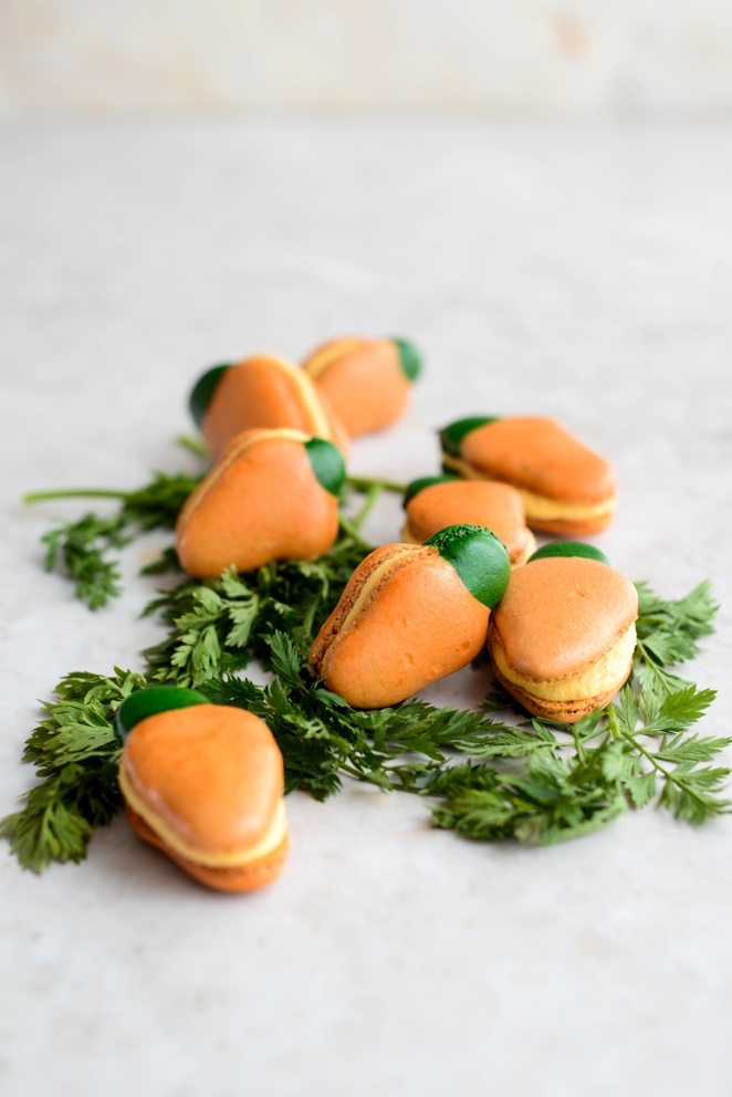  Karotten Macarons Ostern Rezept