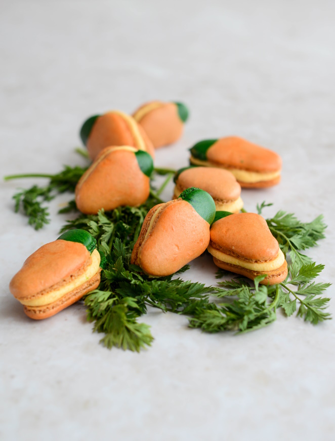  Möhren Macarons Rezept