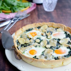 Spinat-Quiche zu Ostern