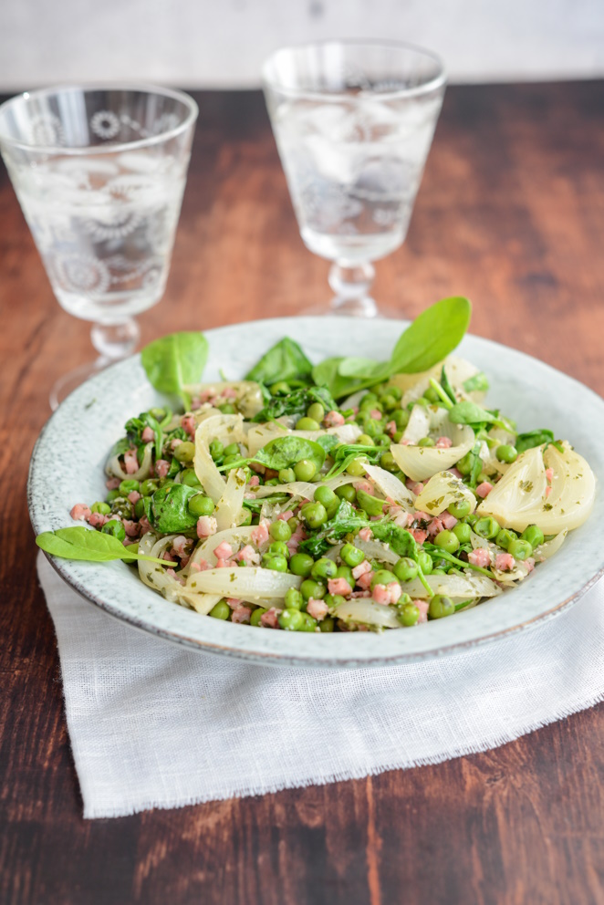  Erbsen Mit Speck Französisch Rezept
