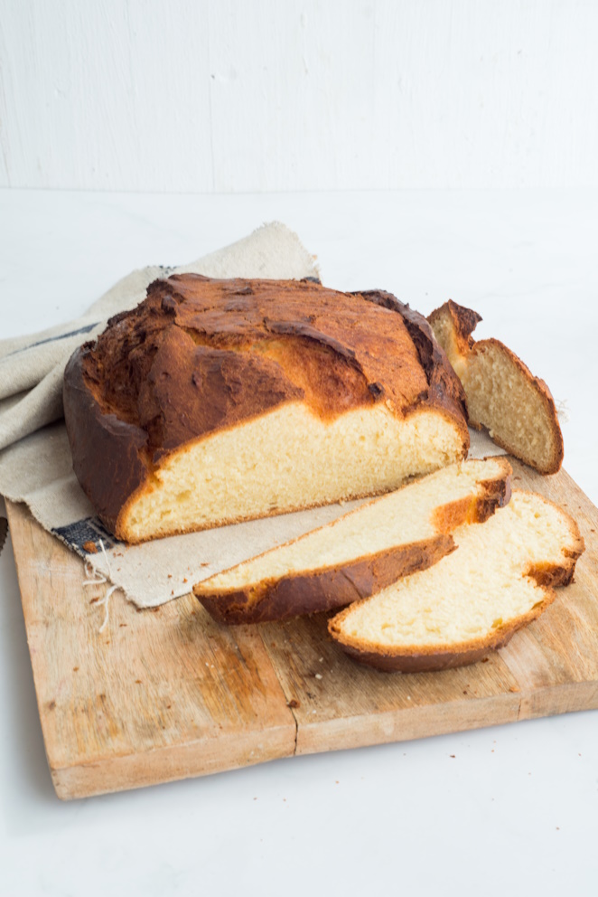 Gâche mit Rum brioche-normandie-rezept