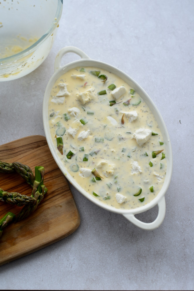 Clafoutis mit Spargel Rezept