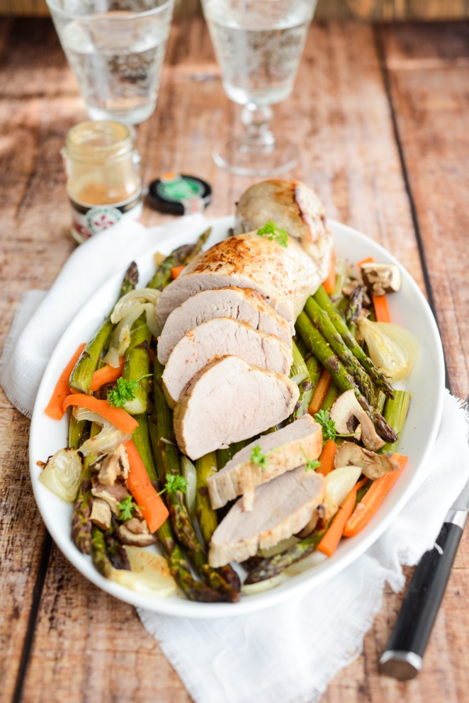  Schweinefilet Mit Frühlingsgemüse Rezept