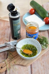 Feta und Gemüse "en papillote" Feta Papillote Rezept 5 200x300