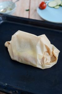 Feta und Gemüse "en papillote" Papillote Feta Und Gemüse 5 200x300